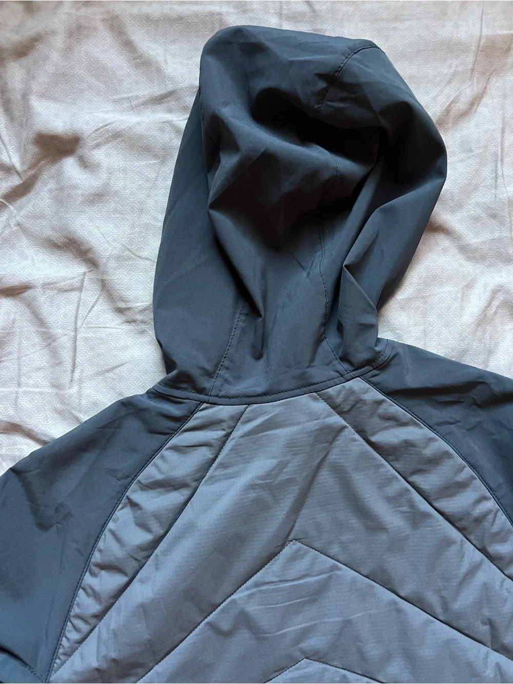 Outdoor Research M Refuge Hybrid Zippered Grey Hoodie
